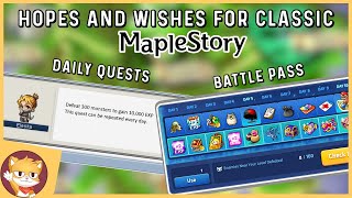 My (Crazy?) Hopes and Wishes For MapleStory Classic World