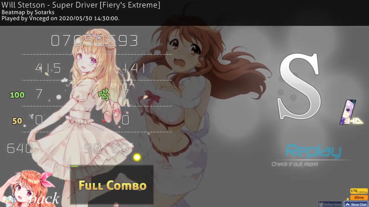 Will Stetson - Super Driver [Fiery's Extreme] +HD | 344pp | osu! replay