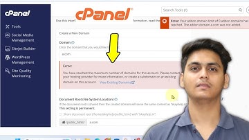 Fix Cpanel | You have reached the maximum number of domains for this account