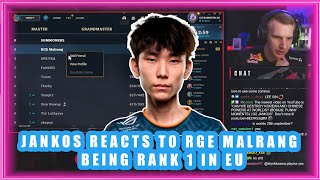 G2 Jankos Reacts To Rge Malrang Being Rank 1 In Eu