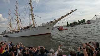 Ship parade in the city of Hamburg. Ep. 6