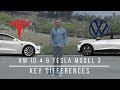 VW ID.4 & Tesla Model 3 - Key Differences | Edward CapoVW