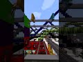 Montaña Rusa Minecraft #12 #shorts Roller Coaster