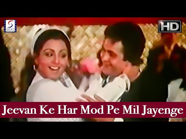 Jeevan Ke Har Mod Pe Mil Jayenge Humsafar -  Asha, Kishore - Rishi Kapoor class=