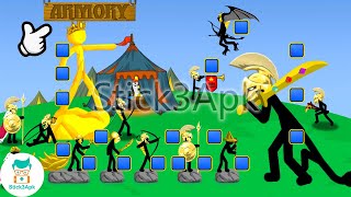 ALL SKIN GOLDEN SPEARTON, ARCHIDON, GIANT, GRIFFON, SWORD, MINER | Stick War Legacy Mod - Stick3Apk