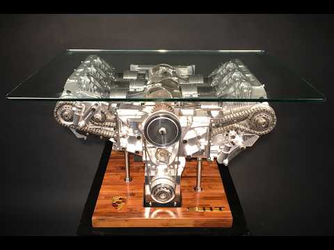 1972 Porsche 911T Kinetic Display Table by Greg Stirling