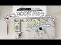 UNBOXING 13" MACBOOK PRO 2020 + accessories!