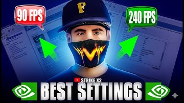 BEST NVIDIA CONTROL PANEL SETTINGS TO GET 240+ FPS IN EVERY GAME 2025 ⚡