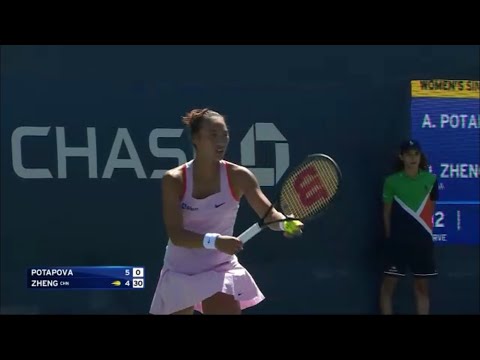 Qinwen Zheng vs Anastasia Potapova live Tennis Coverage US OPEN #usopen #ny...