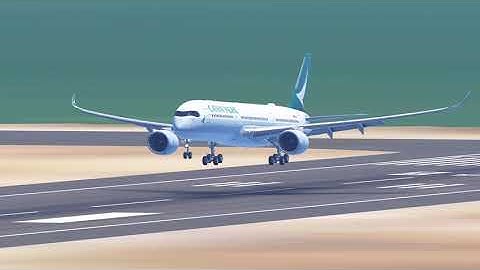 [Infinite Flight] A350 Live Iinstruments Landing | No HUD