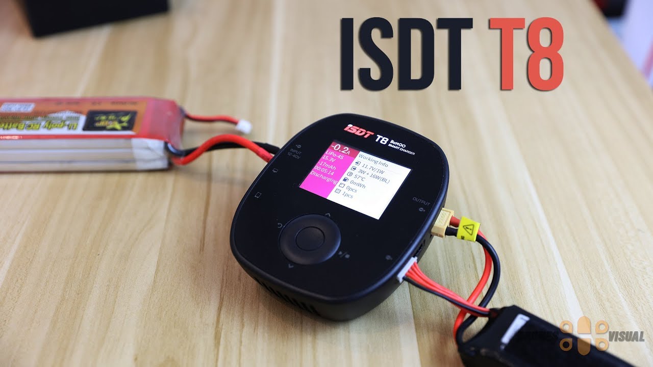 ISDT T8 Smart Balance Charger with BattGo Technology - YouTube