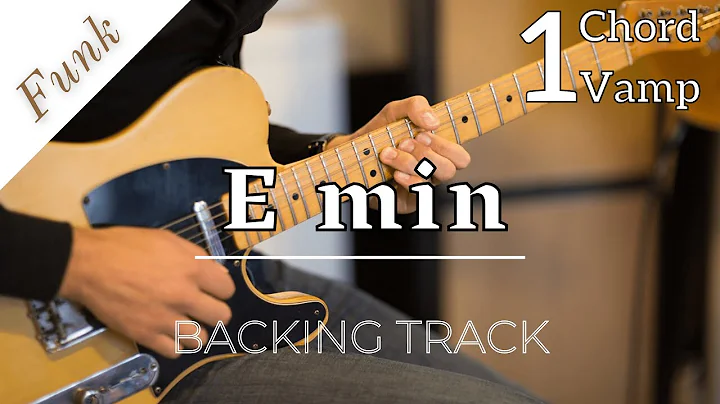 One Chord Backing Track - Funk - E Minor - 100 bpm