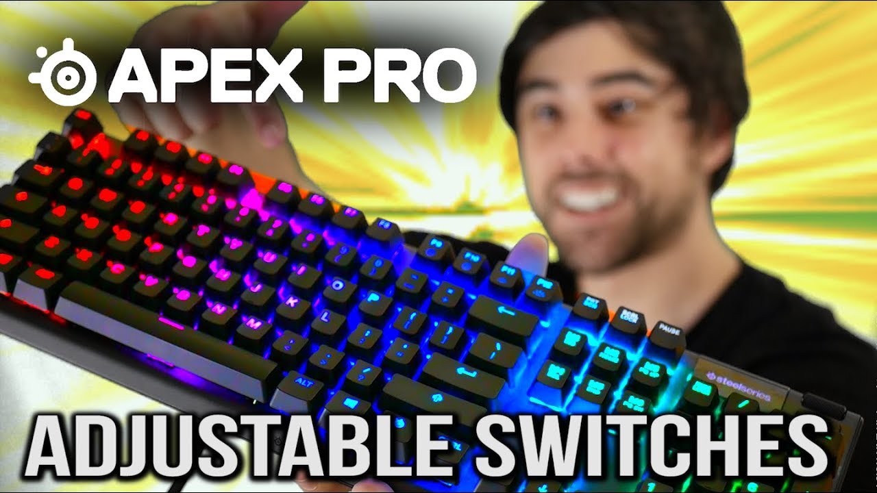 Steelseries Apex Pro Adjustable Switches Keyboard Review Youtube