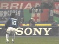 Hakan sukur scores against ac milan for inter milan