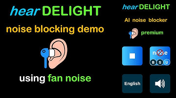 hearDELIGHT Blocks Fan Noise and Delivers Clear Speech Even at –5 dB SNR