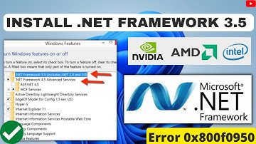 How to Install Net Framework 3.5 on Windows 11 | Error 0x800f0950 | 100% Working