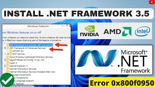 How to Install Net Framework 3.5 on Windows 11 | Error 0x800f0950 | 100% Working