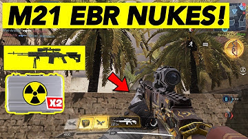 M21 EBR DOUBLE NUKE! | CRASH MAP GAMEPLAY! | CALL OF DUTY MOBILE