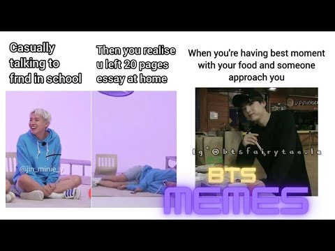 BTS memes to stay up all night, and watch them all night👀#bts #btsmemes