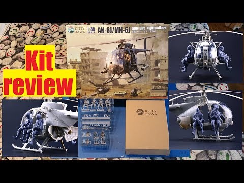 Kit review: Kitty Hawk AH-6J/MH-6J and Resin Figures for
