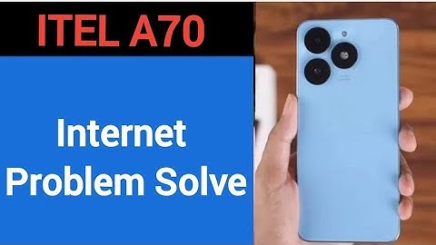 How to fix no network problem, ITEL A70 me internet problem solve kaise karen