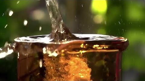 Ice Cubes In Drink Stock Video