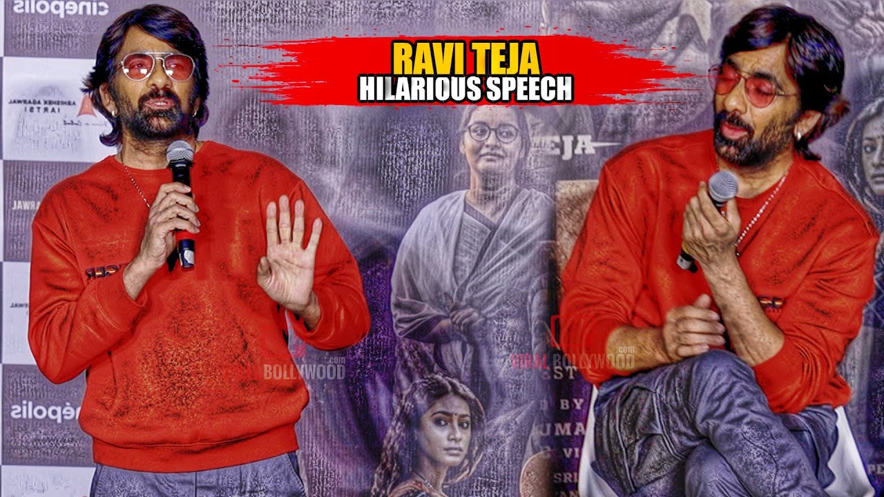 ⁣Ravi Teja FULL SPEECH (Hindi) at Grand Trailer Launch of TIGER Nageshwara Rao
