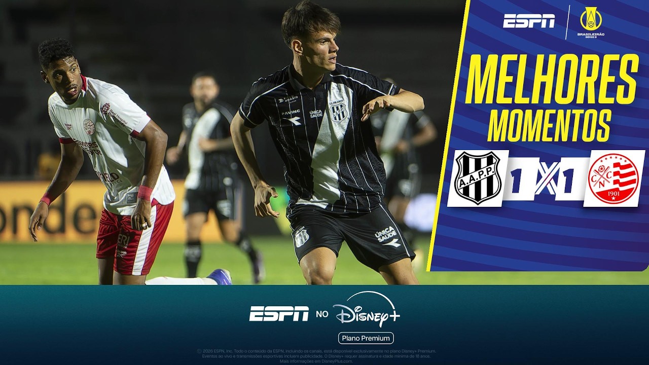 EM JOGO COM EXPULSÕES, NÁUTICO E PONTE PRETA EMPATAM PELA SÉRIE B | MELHORES MOMENTOS