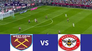 🔴LIVE: Brentford vs West Ham | Premier League 2025/26 | Full Match PES 21 Simulation Gameplay