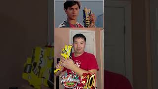 Power Rangers Dino Charge red ranger fan morphing sequence voice dub role version 10th anniversary!