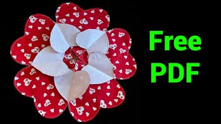 DIY Table Topper-Table Runner-Plate mat -Centerpiece/ Valentine's Table Topper Sewing Tutorial (#22)