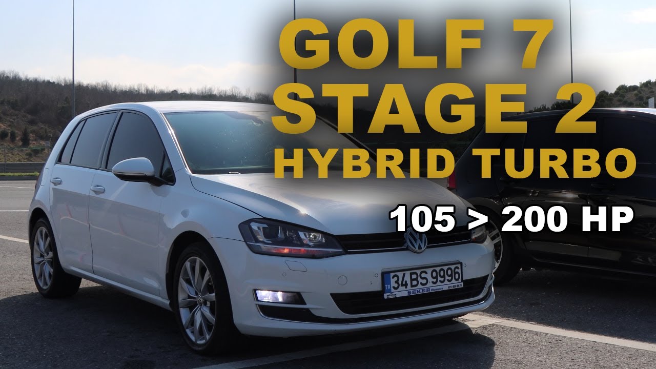 Golf 7 Stage 2 | What is Hybrid Turbo? | How Many Hp Does Hybrid Turbo  Give? - YouTube