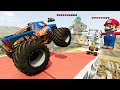 Monster Truck Madness LIVE #5 | Long Jumps and Crashes |BeamNG Drive -Griff&#39;s Garage