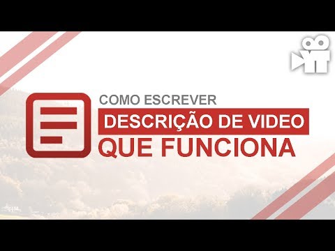 Vídeo: Como Escrever Uma Descrição Para Um Treinador