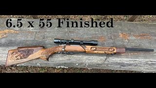The Swedish Mauser 6 5x55 Sporterization Project Finishing Up