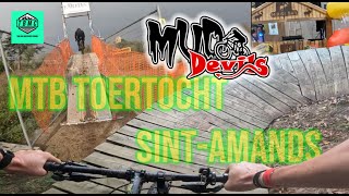 MTB toertocht Sint-Amands //MUD DEVILS//