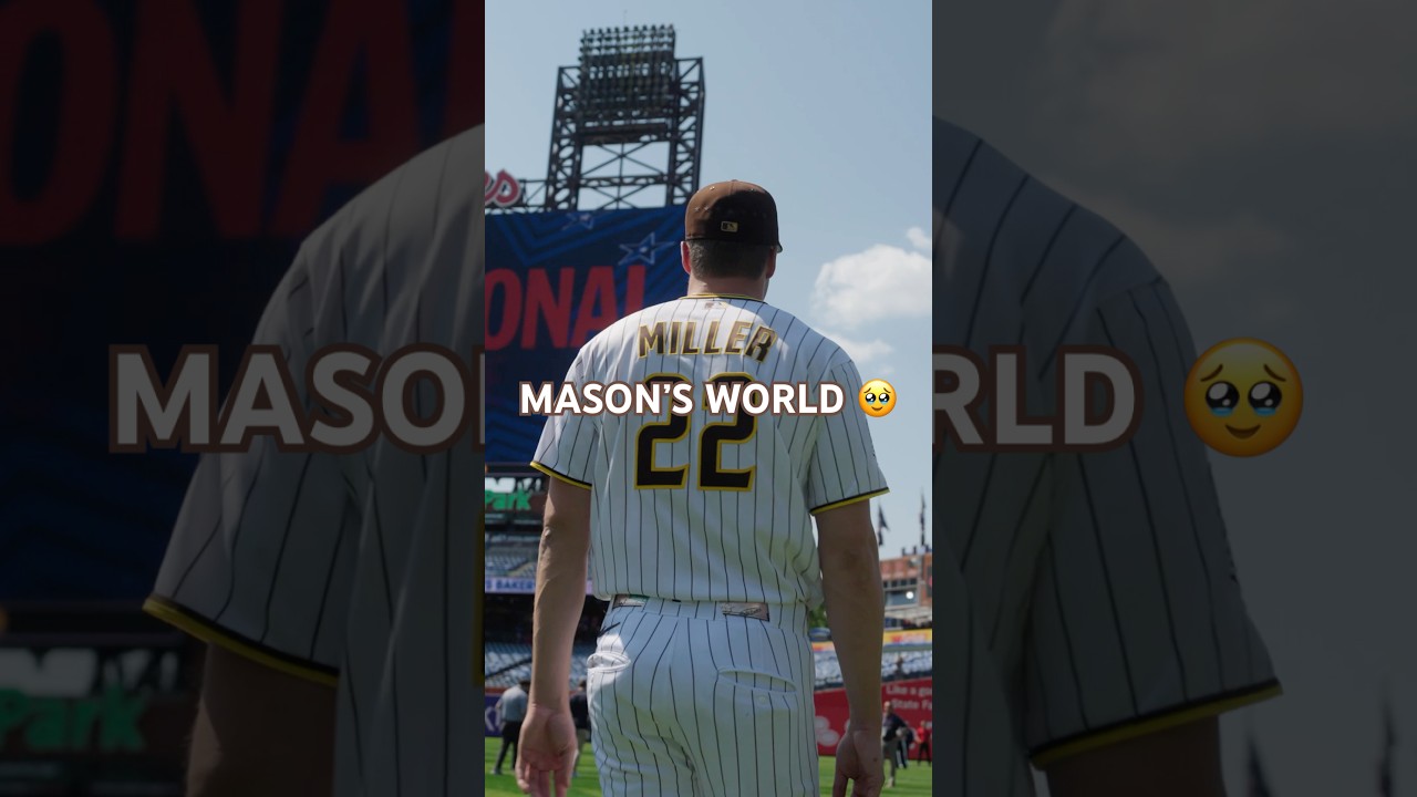 It's Mason’s world and we’re just lucky to live in it 🥹 #mlb #sandiegopadres #mlballstargame
