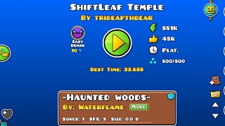 ShiftLeaf Temple 100% Complete In 33.658 Seconds! Geometry Dash 2.2