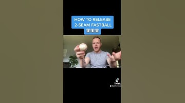 HOW TO RELEASE 2 SEAM FASTBALL (2 WAYS)