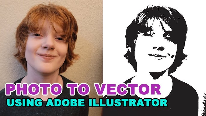 Convert Any Image To Black/White Vector Silhouette - Photoshop -  Illustrator 