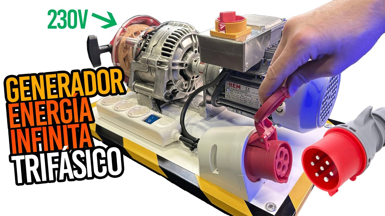 Генератор бесконечной энергии 10 кВт — одно- и трехфазный, 230 В