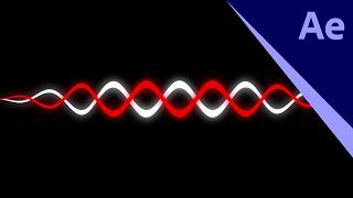 After Effects Wave 2D Animation Tutorial | Wave Effect with Youtube Color Palettes | Motion Graphics