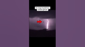 Cet orage est un glitch dans la matrice #paranormal
