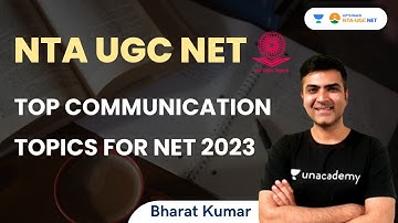 Top Communication Topics for NET 2023 | NTA UGC NET | Bharat Kumar