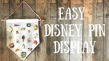 Easy DIY Disney Pin Display | Pinterest Inspired