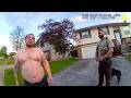 Drunk Mess Tries To Fight Cops After Girlfriend Calls Police
