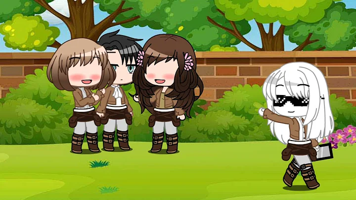 Who has more fangirls meme | Gacha Club | Levi x [Y/n]?