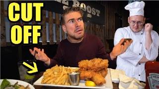 I GOT CUT OFF AT AN ALL YOU CAN EAT FISH & CHIPS.. THEN THIS HAPPENED | Joel Hansen
