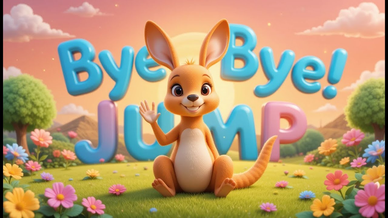 Jumping Like a Kangaroo | Action Song for Kids | Bounce, Move & Learn ...
