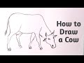How to draw a cow | kids drawing